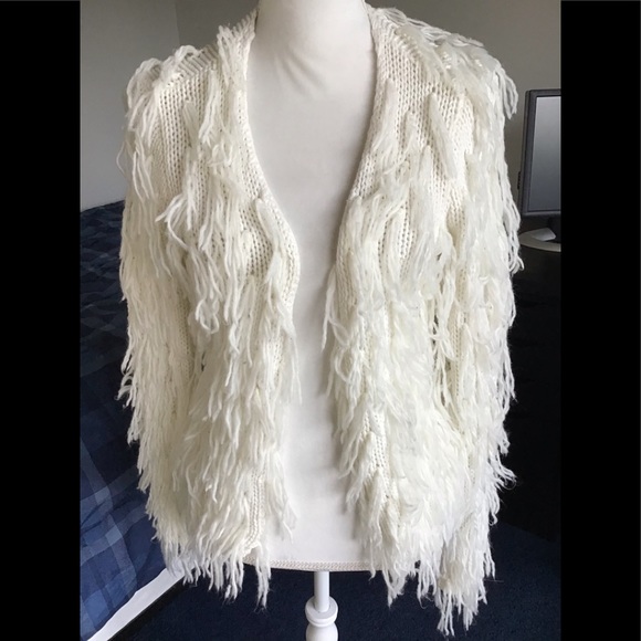 Kendall & Kylie Sweaters - KENDALL & KYLIE Cardigan Sweater w/Fringe
